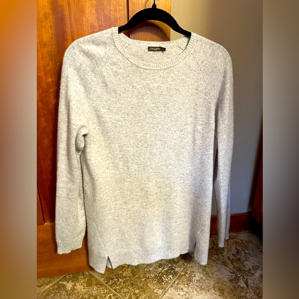 J.McLaughlin grey cashmere sweater